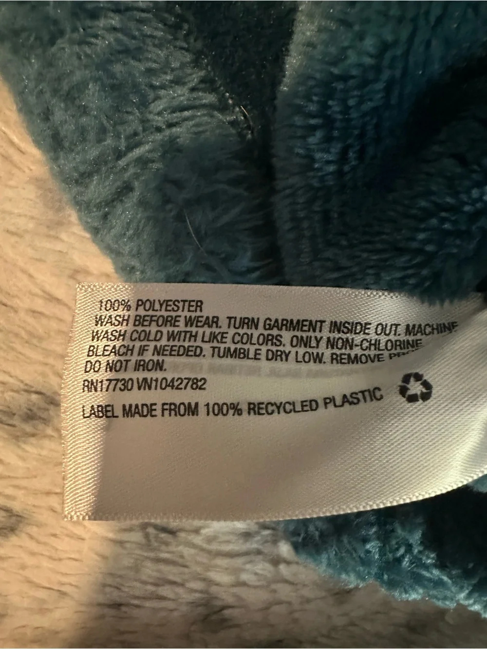Cat & Jack Plush Jogger Pants in Teal Blue